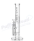 12" GRAV Straight Base Water Pipe w/ Disc Perc - Clear - Puffer Cloud | The World's Best Online Smoke and Head Shop