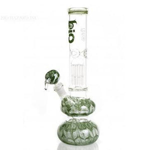 14" Bio Double Bubble Water Pipe w/ Tree Perc - Puffer Cloud | The World's Best Online Smoke and Head Shop
