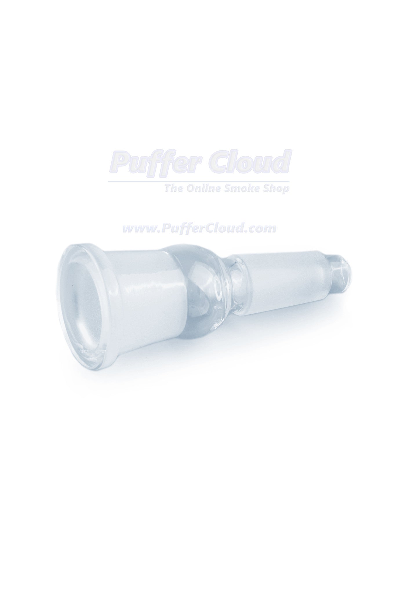 10mm or 14mm Male to 18mm Female Glass Adapter - Puffer Cloud | The World's Best Online Smoke and Head Shop