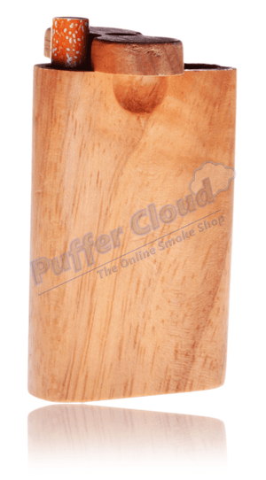3" Wooden Dugout w/ One Hitter Bat - Puffer Cloud | The World's Best Online Smoke and Head Shop