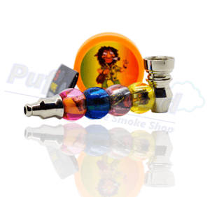 4" Metal Bubble Hand Pipe Kit - Puffer Cloud | The World's Best Online Smoke and Head Shop
