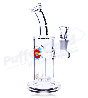 8" Shower Head Perc Rig By Glasslab 303 - Puffer Cloud | The World's Best Online Smoke and Head Shop