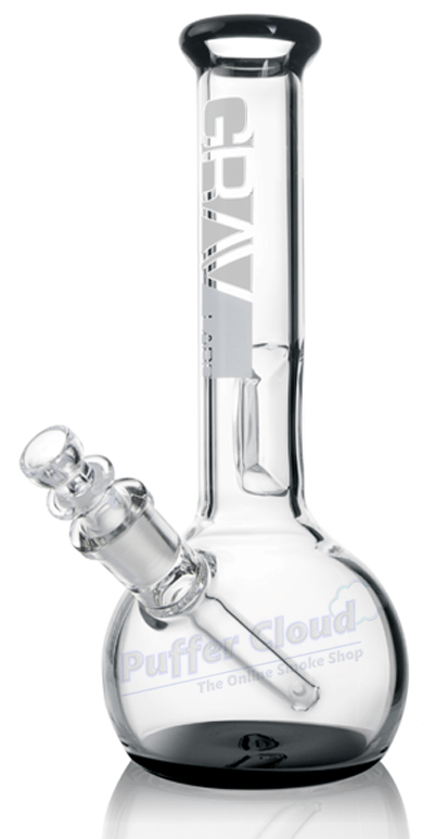 8" Grav Labs Round Base Water Pipe - Colored Glass - Puffer Cloud | The World's Best Online Smoke and Head Shop