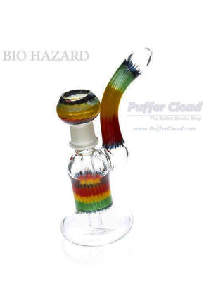 8" Bio Hazard Rasta Dab Rig - Puffer Cloud | The World's Best Online Smoke and Head Shop