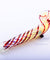 Clear Snubby Gandalf Hand Pipe w/ Red Swirls - Puffer Cloud | The World's Best Online Smoke and Head Shop