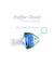 3" Fishy Chillum - Puffer Cloud | The World's Best Online Smoke and Head Shop