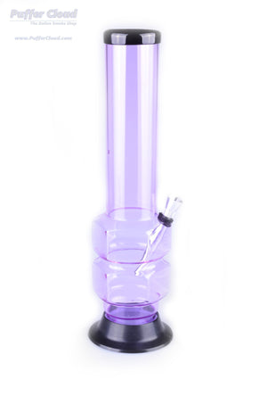 12" Purple Acrylic Water Tube - Puffer Cloud | The World's Best Online Smoke and Head Shop