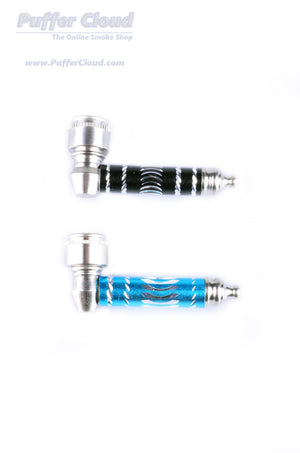 3" Metal Pipe with Cap - Puffer Cloud | The World's Best Online Smoke and Head Shop