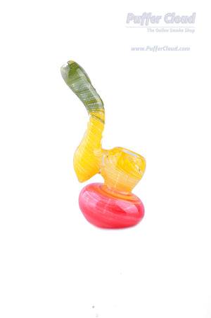 5" Rasta Bubbler - Puffer Cloud | The World's Best Online Smoke and Head Shop