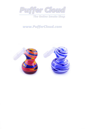 14mm Swirl Fumed Glass Ashcatcher - Puffer Cloud | The World's Best Online Smoke and Head Shop