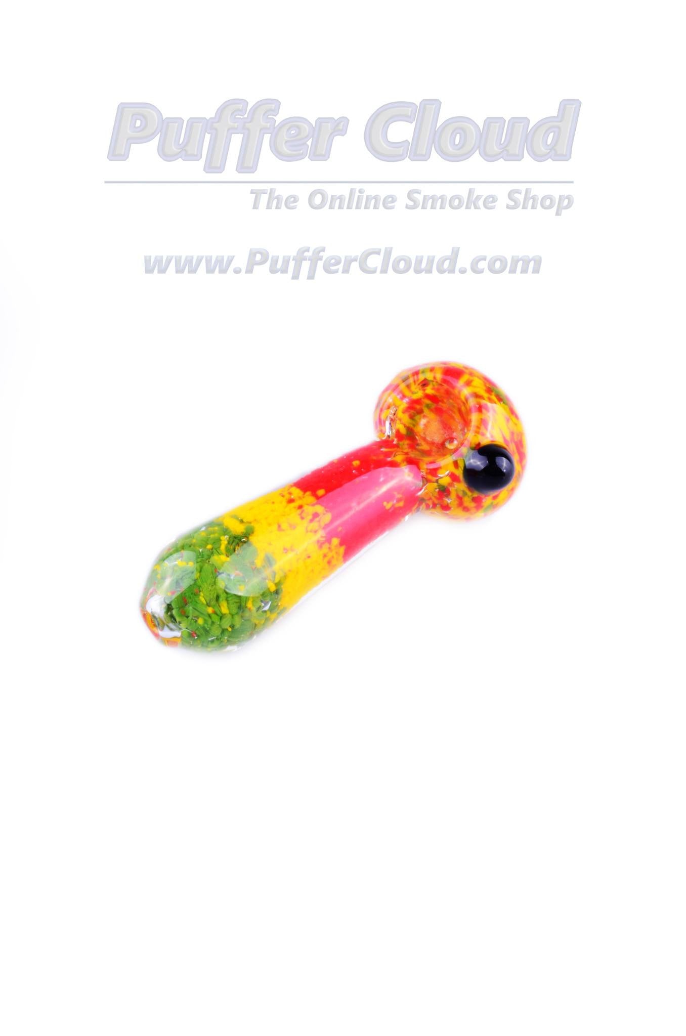 4.5" Rasta Spoon Hand Pipe - Puffer Cloud | The World's Best Online Smoke and Head Shop