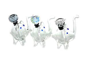 Glass Elephant Bubbler - Puffer Cloud | The World's Best Online Smoke and Head Shop