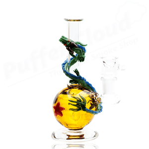 Dragonball Z Themed Mini Rig Water Pipe By Empire Glassworks - Puffer Cloud | The World's Best Online Smoke and Head Shop