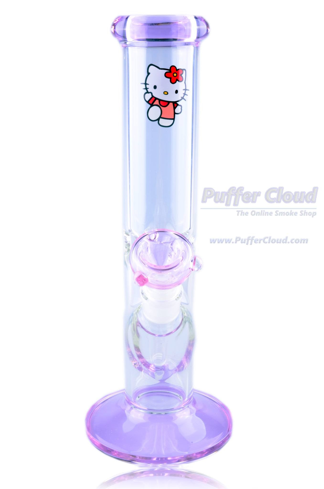 12" Pink Hello Kitty Water Tube - Puffer Cloud | The World's Best Online Smoke and Head Shop