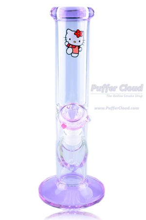 12" Pink Hello Kitty Water Tube - Puffer Cloud | The World's Best Online Smoke and Head Shop
