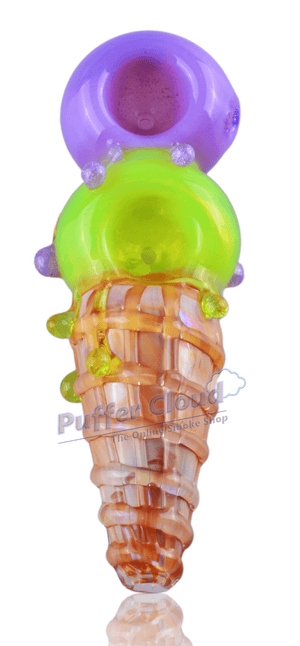 Double Scoop Ice Cream Bowl Hand Pipe By Mathematix - Puffer Cloud | The World's Best Online Smoke and Head Shop
