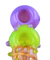Double Scoop Ice Cream Bowl Hand Pipe By Mathematix - Puffer Cloud | The World's Best Online Smoke and Head Shop