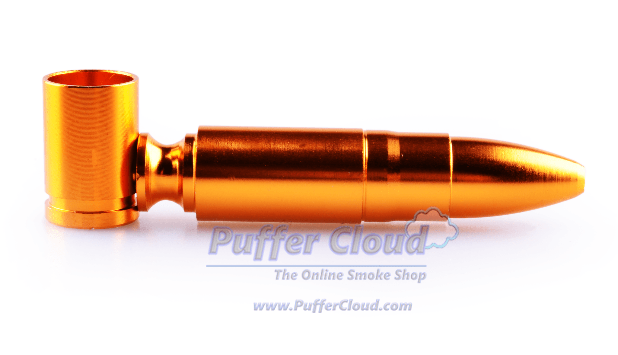 3" Metal Bullet Pipe - Puffer Cloud | The World's Best Online Smoke and Head Shop