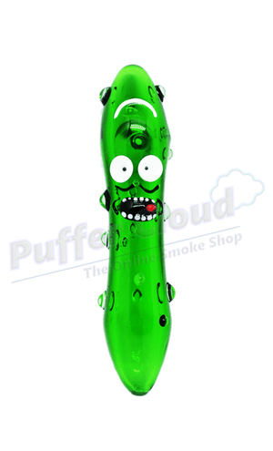 Pickle Rick Hand Pipe - Puffer Cloud | The World's Best Online Smoke and Head Shop