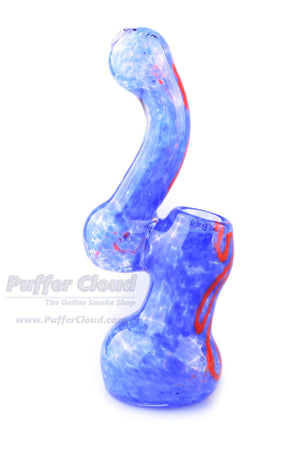 6" Purple Drizzle Sherlock Bubbler - Puffer Cloud | The World's Best Online Smoke and Head Shop