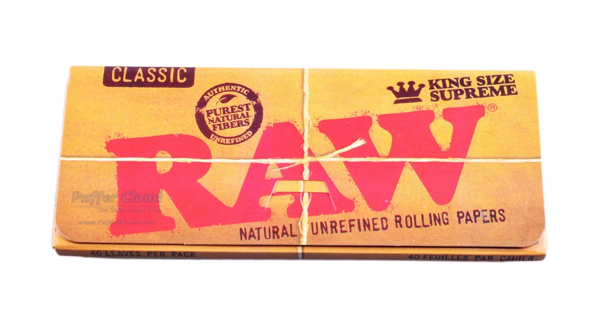 RAW - King Size Supreme Rolling Papers - Puffer Cloud | The World's Best Online Smoke and Head Shop