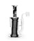 8.5'' Silicone Sidecar Rig - Black & White Marble - Puffer Cloud The World's Best Online Smoke Shop and Head Shop