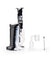 8.5'' Silicone Sidecar Rig - Black & White Marble - Puffer Cloud The World's Best Online Smoke Shop and Head Shop