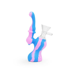 5'' Silicone Upright Bubbler - Cotton Candy - Puffer Cloud The World's Best Online Smoke Shop & Head Shop