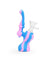 5'' Silicone Upright Bubbler - Cotton Candy - Puffer Cloud The World's Best Online Smoke Shop & Head Shop