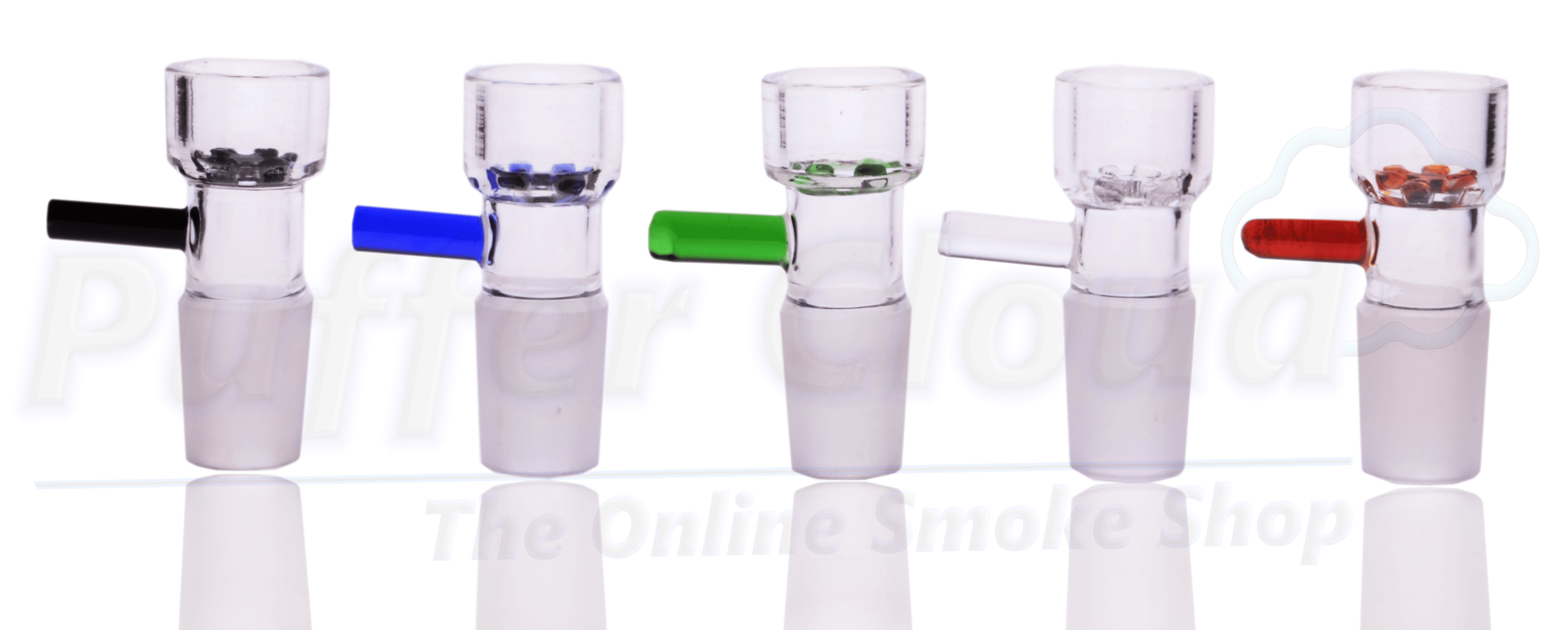 Glass Slide Bowl With Built-In Glass Star Screen - Puffer Cloud | The World's Best Online Smoke and Head Shop