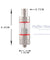 Kanger Subtank Nano 3ml Tank - Stainless - Puffer Cloud | The World's Best Online Smoke and Head Shop