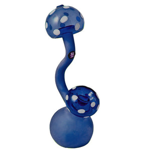 9" Frosted Mathematix Mushroom Sherlock Bubbler - Puffer Cloud | The World's Best Online Smoke and Head Shop
