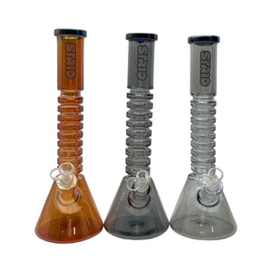 17" Ribbed Glass Beaker Bong Puffer Cloud The World's Best Online Smoke Shop and Head Shop