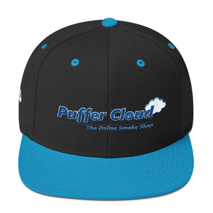 Puffer Cloud Embroidered Classic Snapback Hat - Puffer Cloud | The World's Best Online Smoke and Head Shop